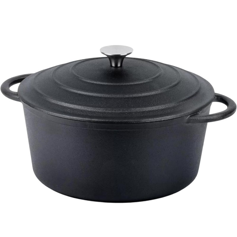 Cratita Fonta cu Capac 26 cm, 5 l