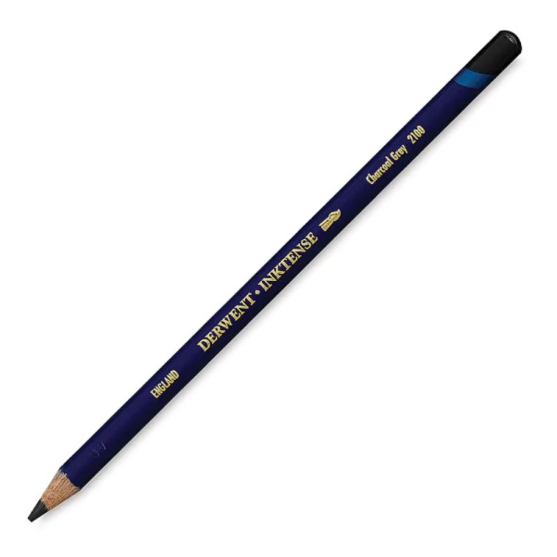 Creioane acuarela Inktense Derwent - Charcoal Grey - 2100