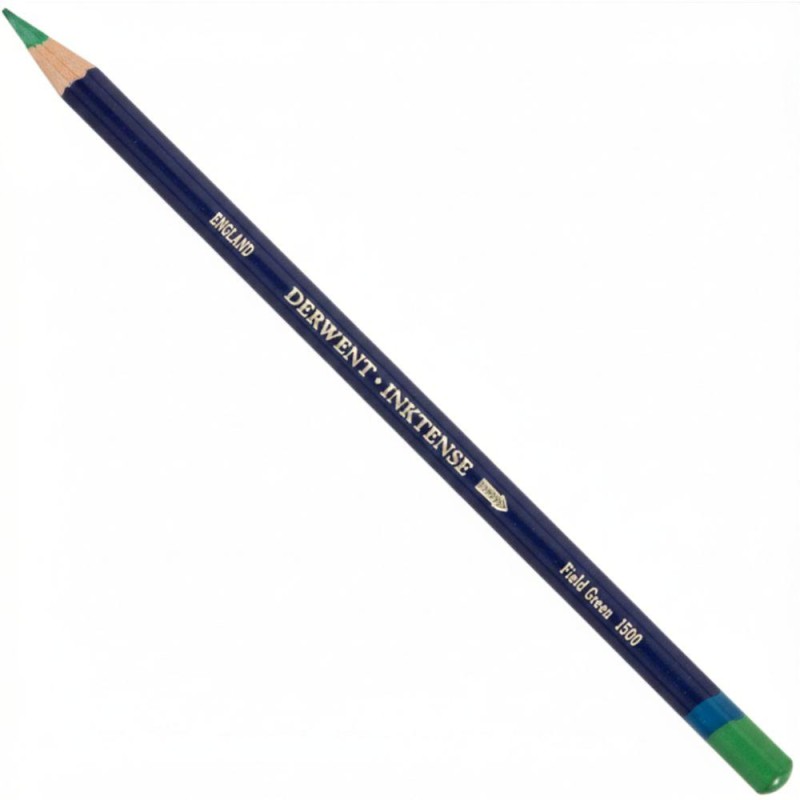 Creioane acuarela Inktense Derwent - Field Green - 1500