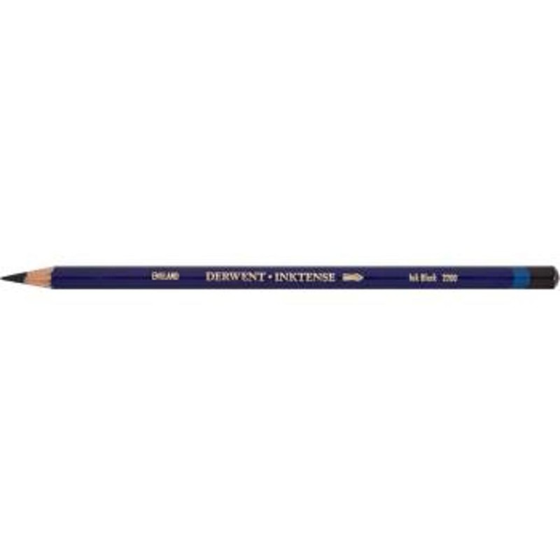 Creioane acuarela Inktense Derwent - Ink Black - 2200