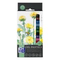 Creioane Cerate Oxford Oil Pastels, 12 Culori, Colectia Artistic