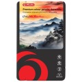 Creioane Colorate Aquarelle Rotunde, Corp Negru, 3.3 mm, Cutie Metal, 12 Bucati si Pensula