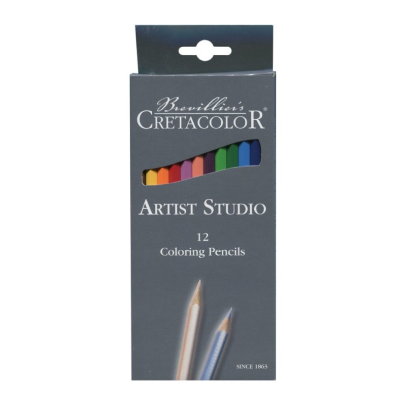 Creioane Colorate Artist Cretacolor, 12 Bucati