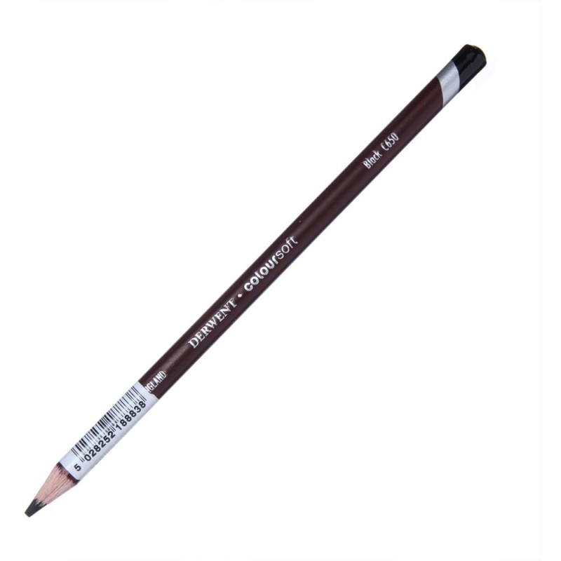 Creioane colorate Coloursoft Derwent - Black