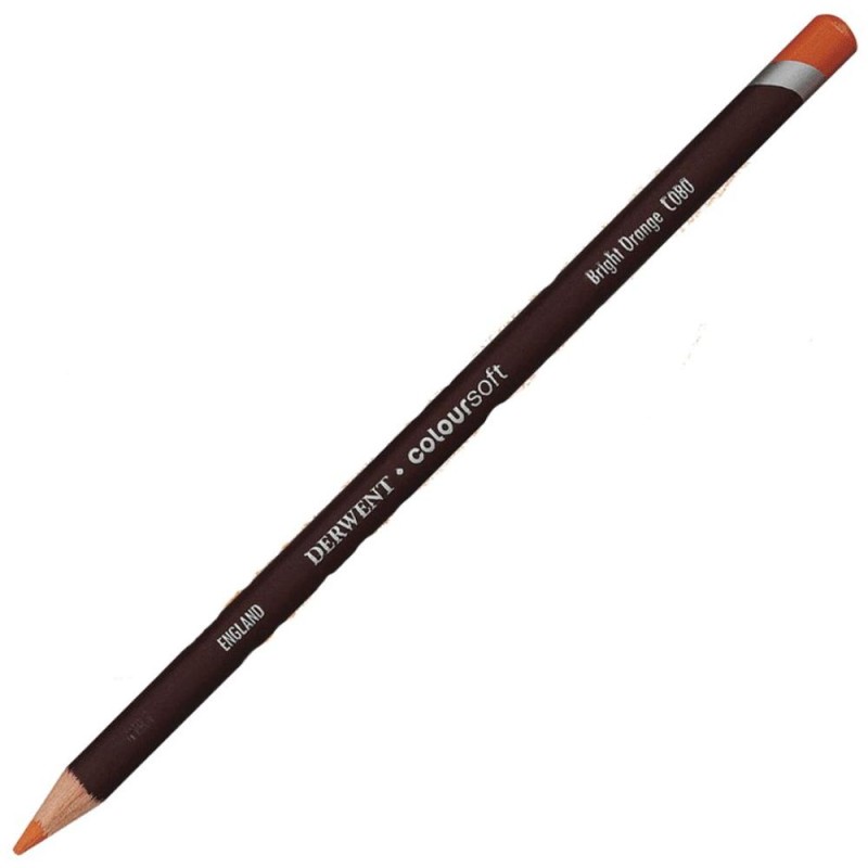 Creioane colorate Coloursoft Derwent - Bright Orange