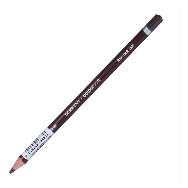 Creioane colorate Coloursoft Derwent - Brown Earth