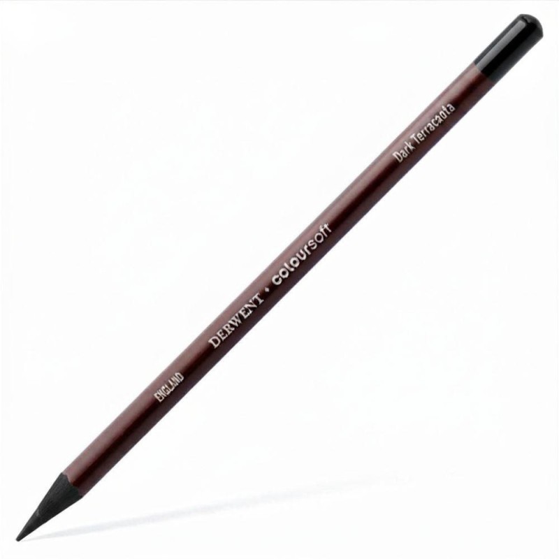 Creioane colorate Coloursoft Derwent - Dark Terracotta