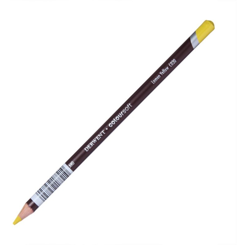 Creioane colorate Coloursoft Derwent - Lemon Yellow