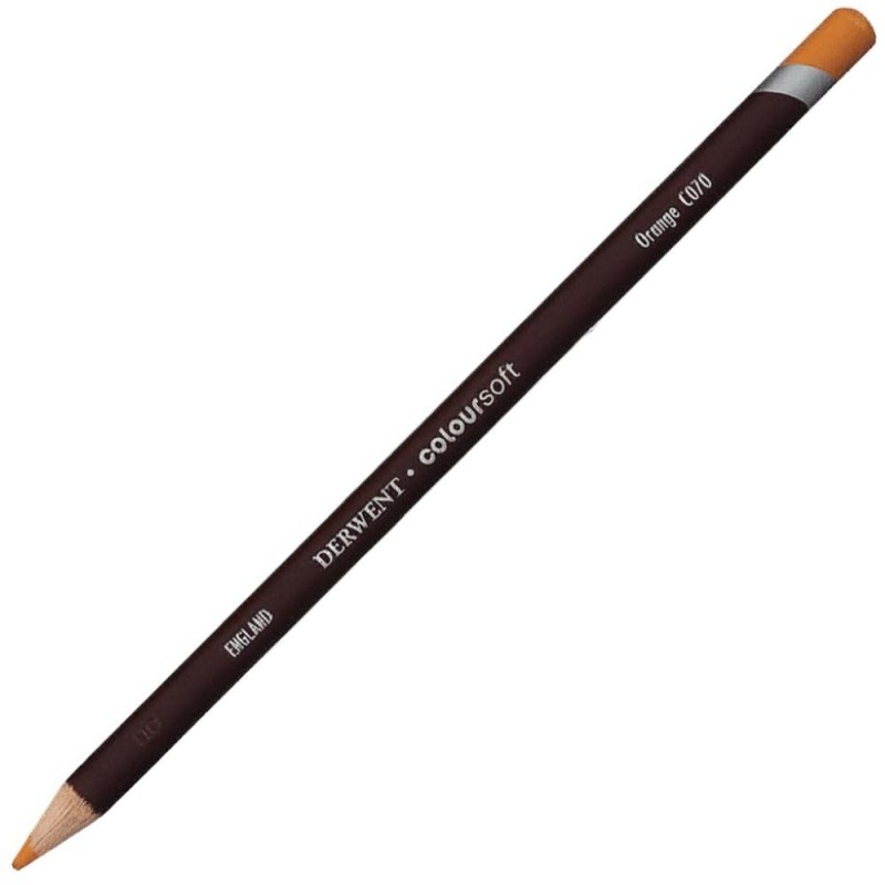 Creioane colorate Coloursoft Derwent - Orange