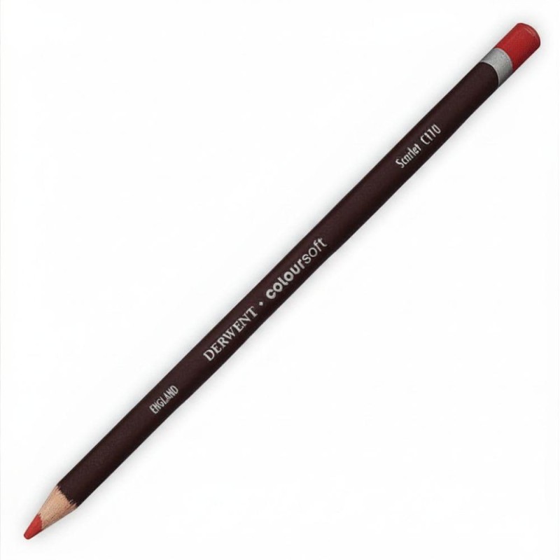 Creioane colorate Coloursoft Derwent - Scarlet