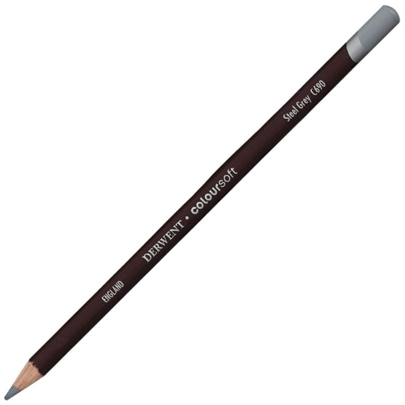 Creioane colorate Coloursoft Derwent - Steel Grey