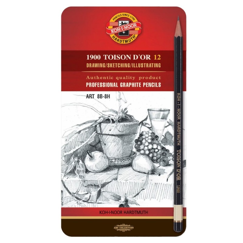 Creioane Grafit, Toison D'or Art, 8B-8H, 12 Bucati