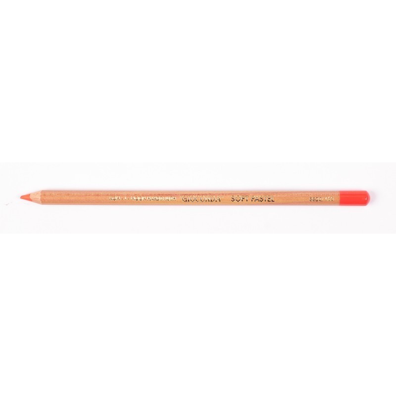 Creion Colorat Mina Pastel Uscat Individual Koh-I-Noor Gioconda, 4.2 x 7.5 x 175 mm, Rosu Coral