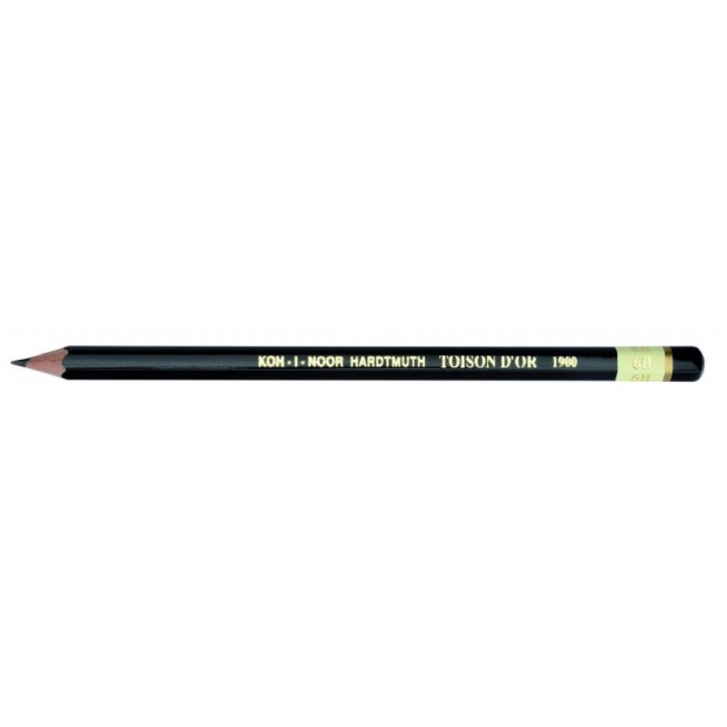 Creion Tehnic, Tarie 6H, 2 x 7 x 175 mm, Toison D'or