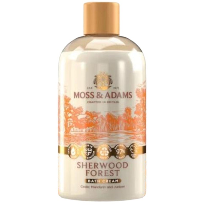 Crema de Baie Sherwood Forest Indulging, Moss & Adams, 500 ml