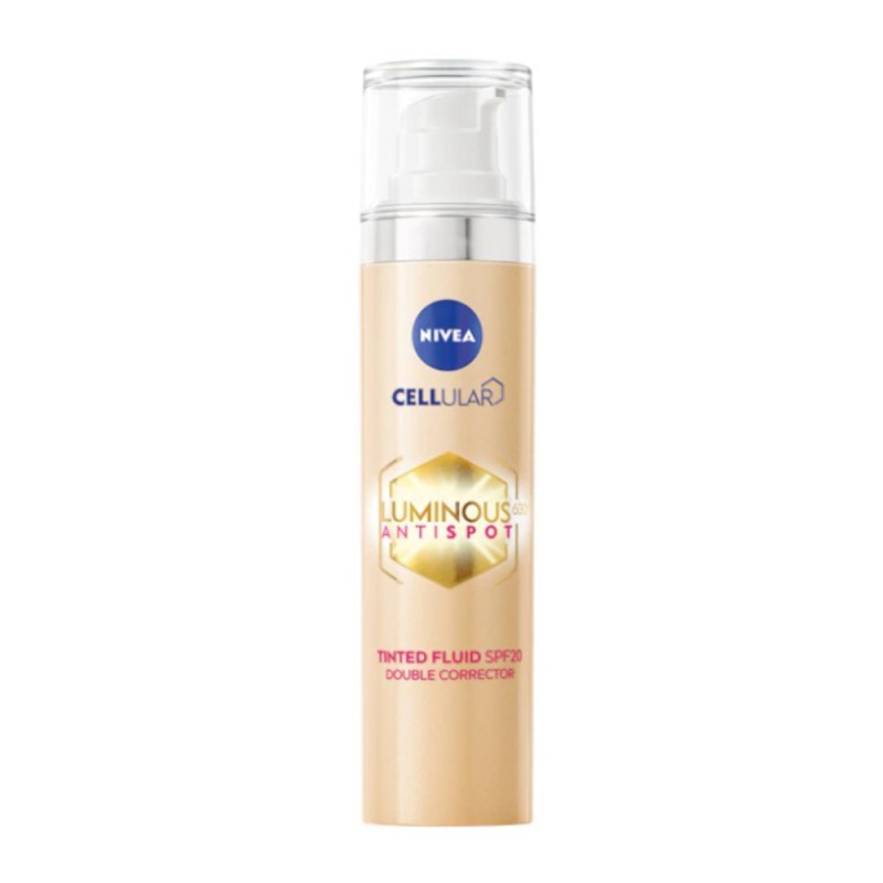 Crema de Fata Nivea Cellular Luminous 630, Coloranta, cu Efect Corector Dublu, 40 ml