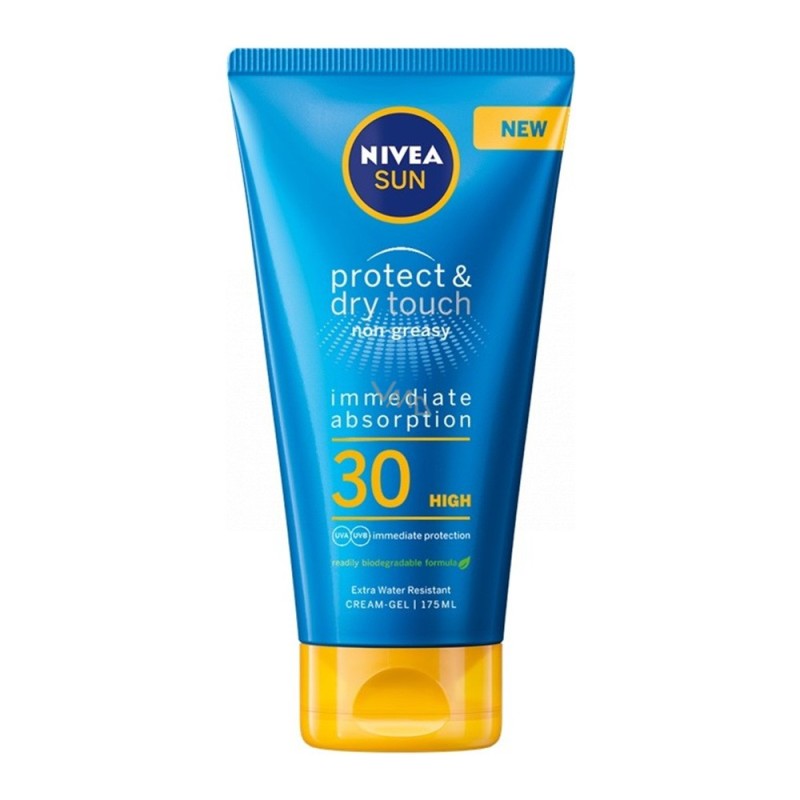 Crema-Gel cu Protectie Solara Nivea Sun Protect & Dry Touch, SPF30, 175 ml