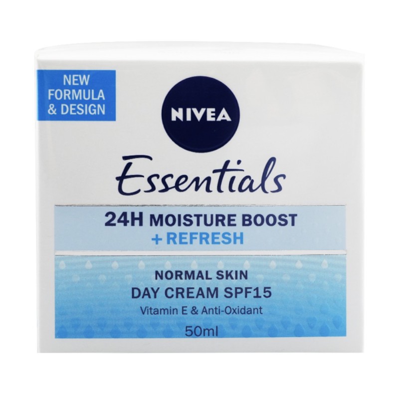 Crema Nivea Essentials SPF 15 de Zi, pentru Ten Normal, 50 ml