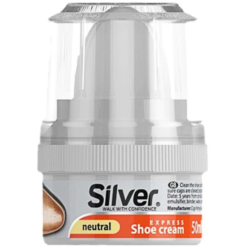 Crema Solida pentru Pantofi Silver, Neutru, 50 ml
