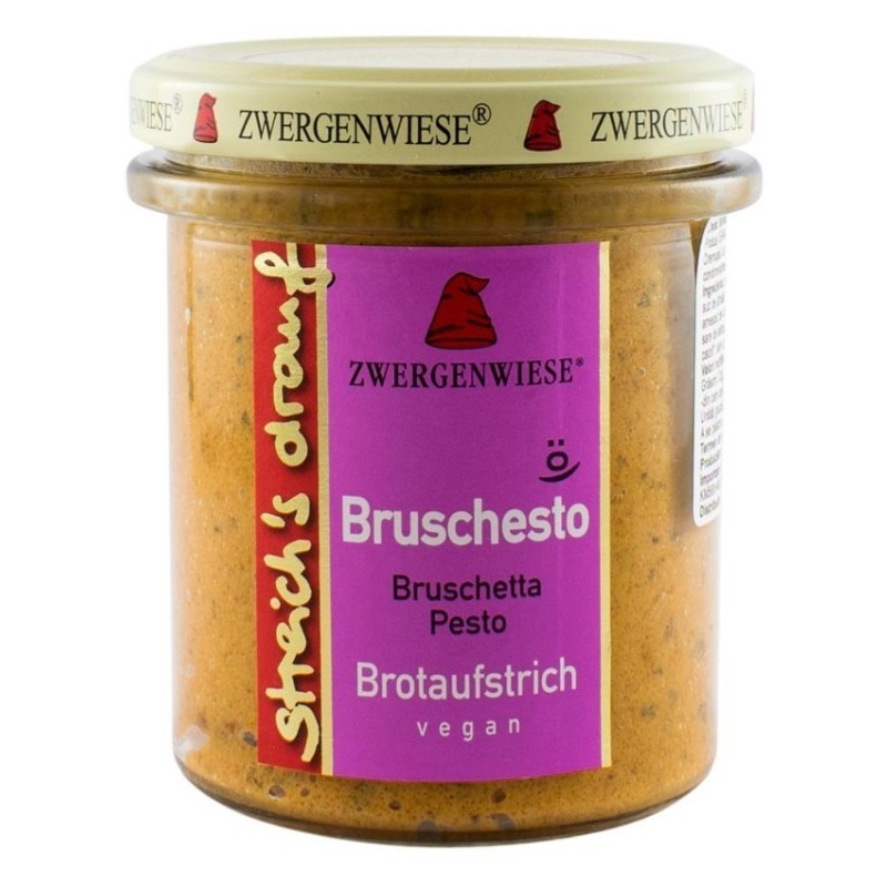 Crema Tartinabila BIO Vegetala, Bruscheto, 160 g, Zwergenwiese