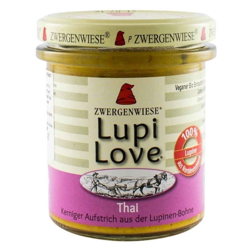 Crema Tartinabila BIO Vegetala Thai, 165 g, Zwergenwiese