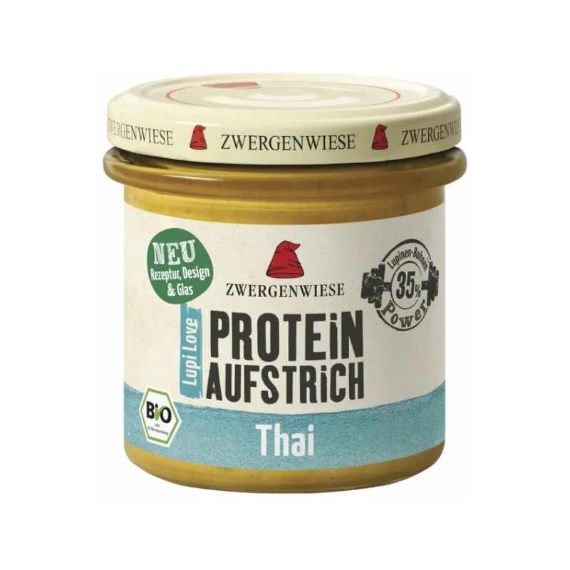 Crema Tartinabila Proteica Bio Thai, 135 g, Zwergenwiese