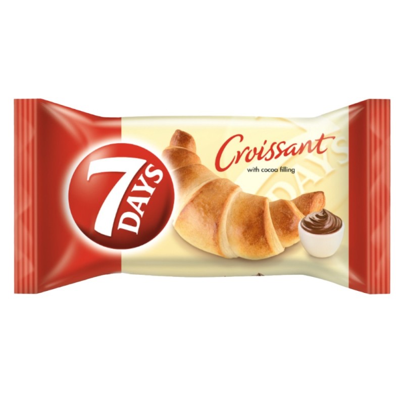 Croissant cu Crema de Cacao 7 Day's, 65 g