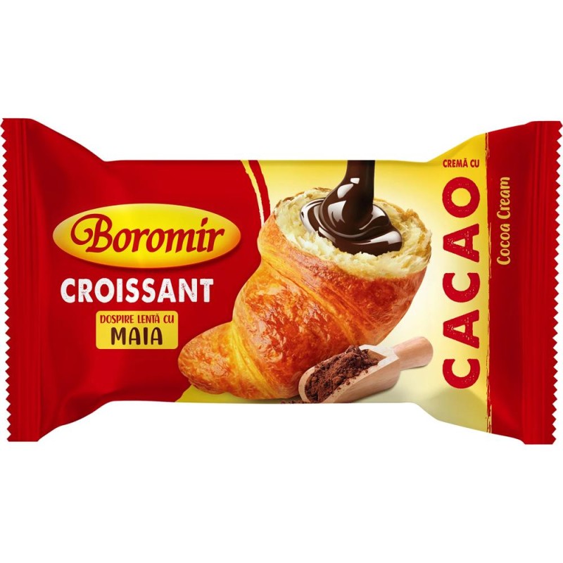 Croissant cu Crema de Cacao Boromir, 60 g