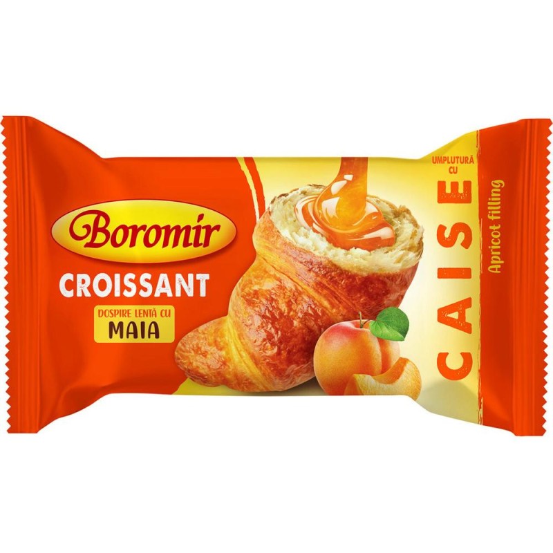 Croissant cu Crema de Caise Boromir, 60 g
