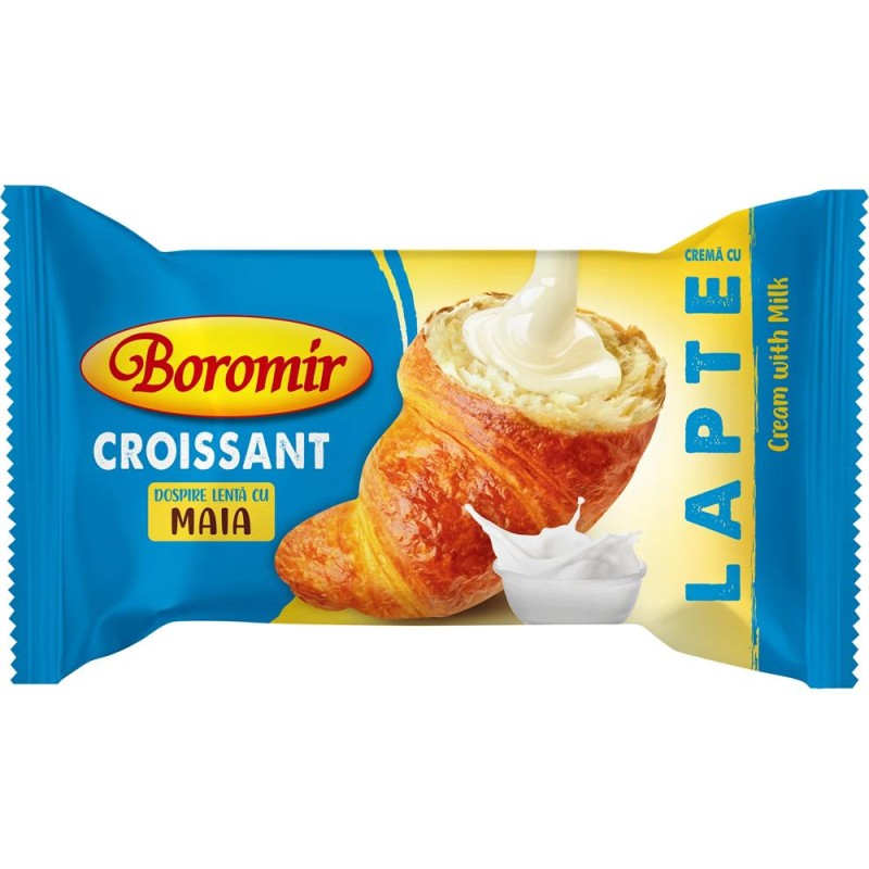 Croissant cu Crema de Lapte Boromir, 60 g