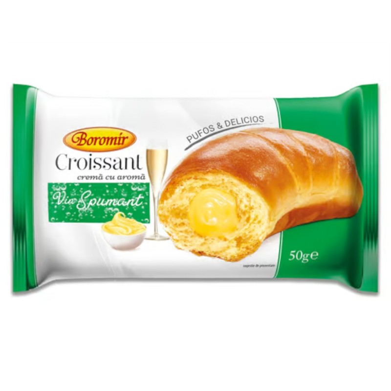 Croissant cu Crema de Vin Spumant Boromir, 50 g