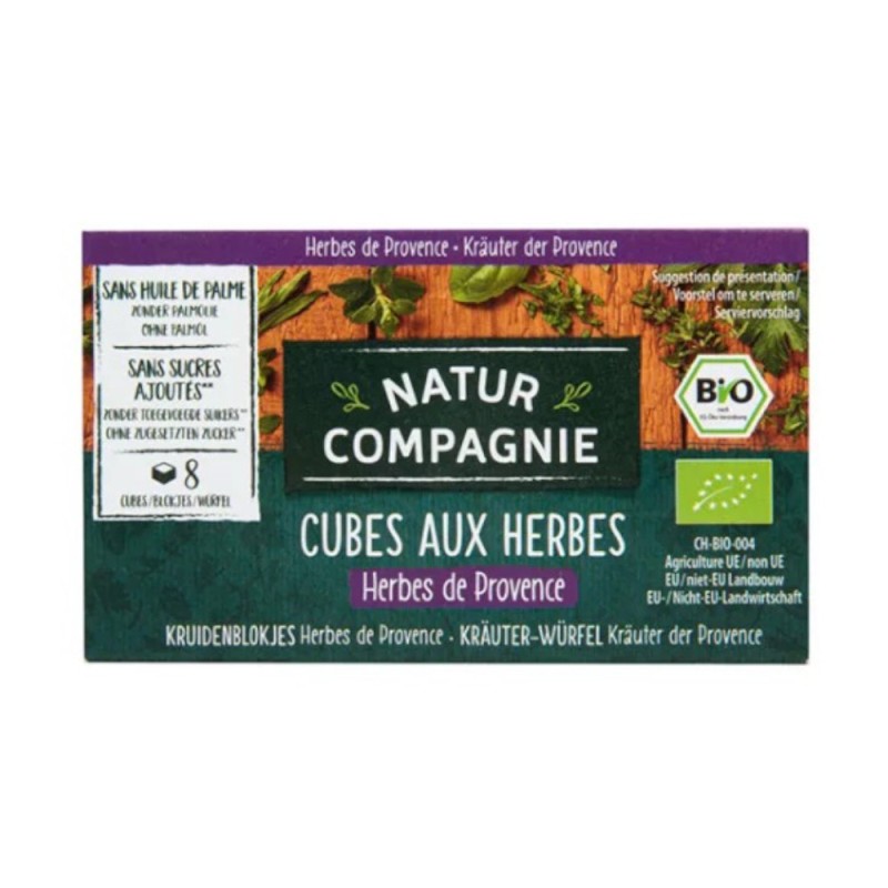 Cuburi BIO cu Verdeturi, Verdeturi de Provence Natur, 8 Cuburi, Natur Compagnie