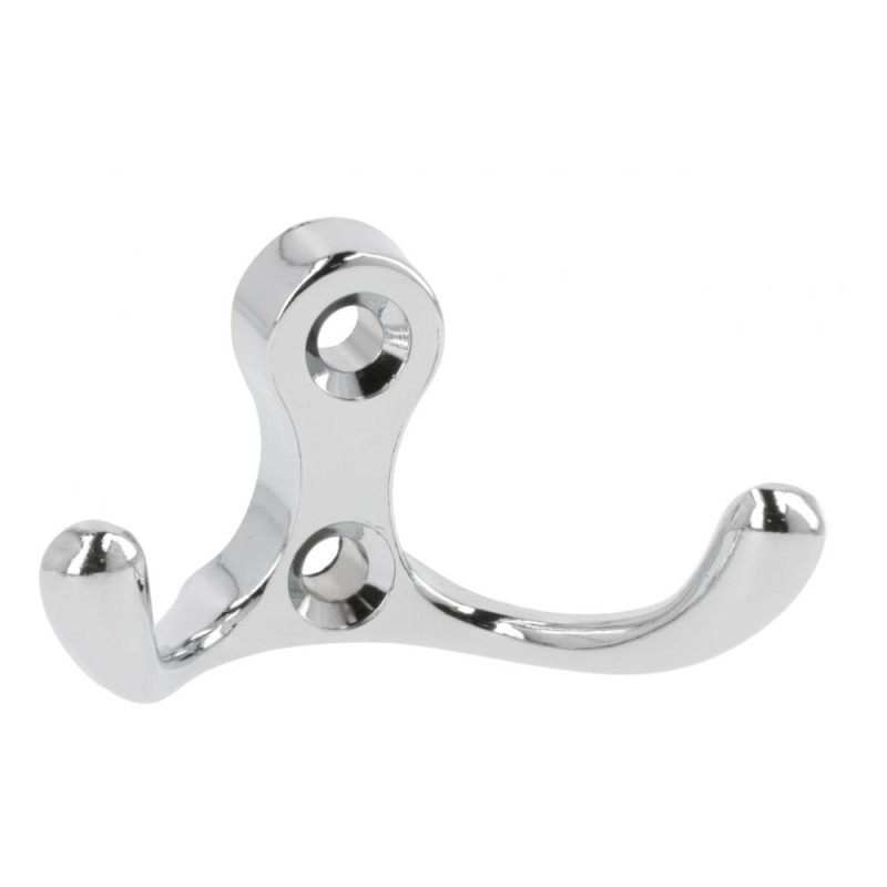 Cuier Model Berlin, 2 Carlige, Finisaj Crom Lucios