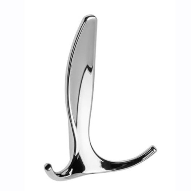 Cuier Model E18, 3 Carlige, Finisaj Crom Lucios