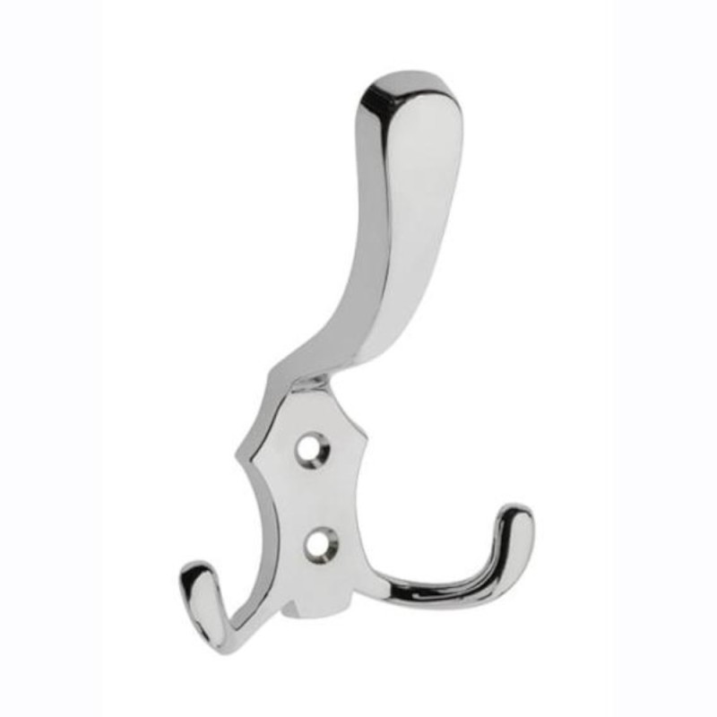 Cuier Model Fiko, 3 Carlige, Finisaj Aluminiu