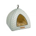 Culcus Animale de Companie Tasmania Tipi, Albastru si Alb, M-Pets
