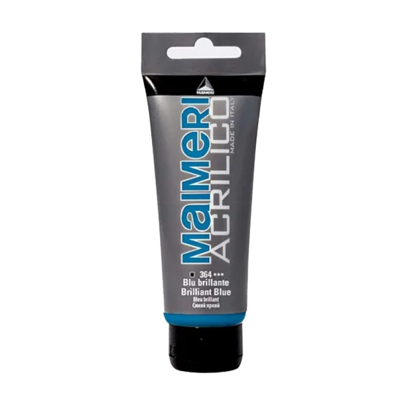 Culoare Acrilica, Brilliant Blue, 200 ml, Acrilico Maimeri