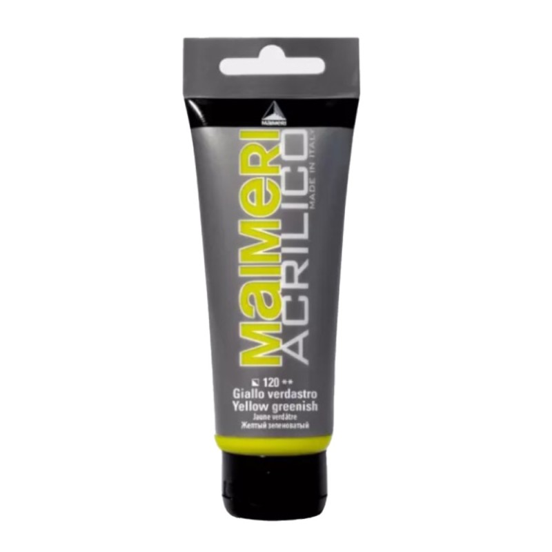Culoare Acrilica, Greenish Yellow, 75 ml, Acrilico Maimeri