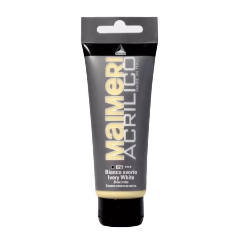 Culoare Acrilica, Ivory White, 75 ml, Acrilico Maimeri