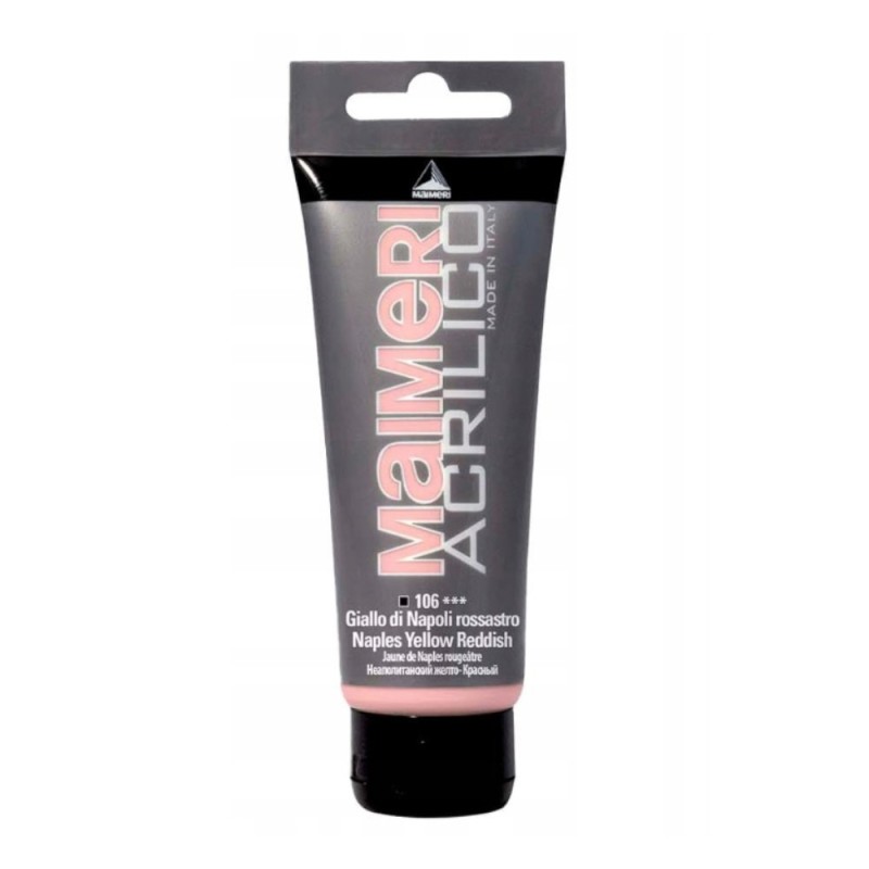 Culoare Acrilica, Naples Yellow Reddish, 200 ml, Acrilico Maimeri