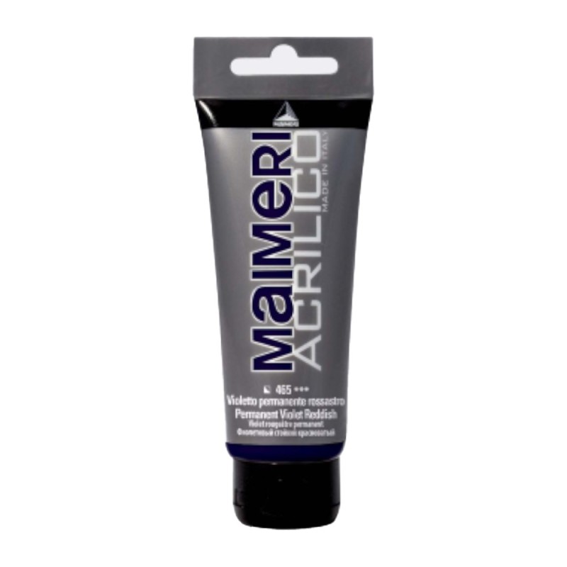 Culoare Acrilica, Permanent Violet Reddish, 200 ml, Acrilico Maimeri