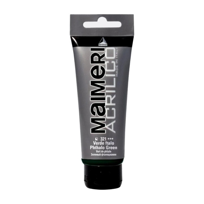 Culoare Acrilica, Phtalo Green, 200 ml, Acrilico Maimeri