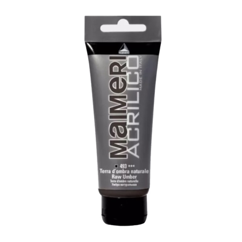Culoare Acrilica, Raw Umber, 200 ml, Acrilico Maimeri