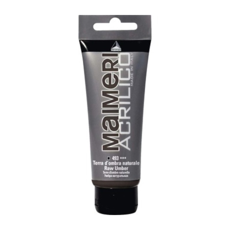 Culoare Acrilica, Raw Umber, 75 ml, Acrilico Maimeri
