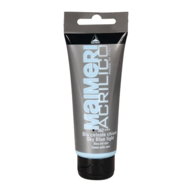 Culoare Acrilica, Sky Blue Light, 75 ml, Acrilico Maimeri