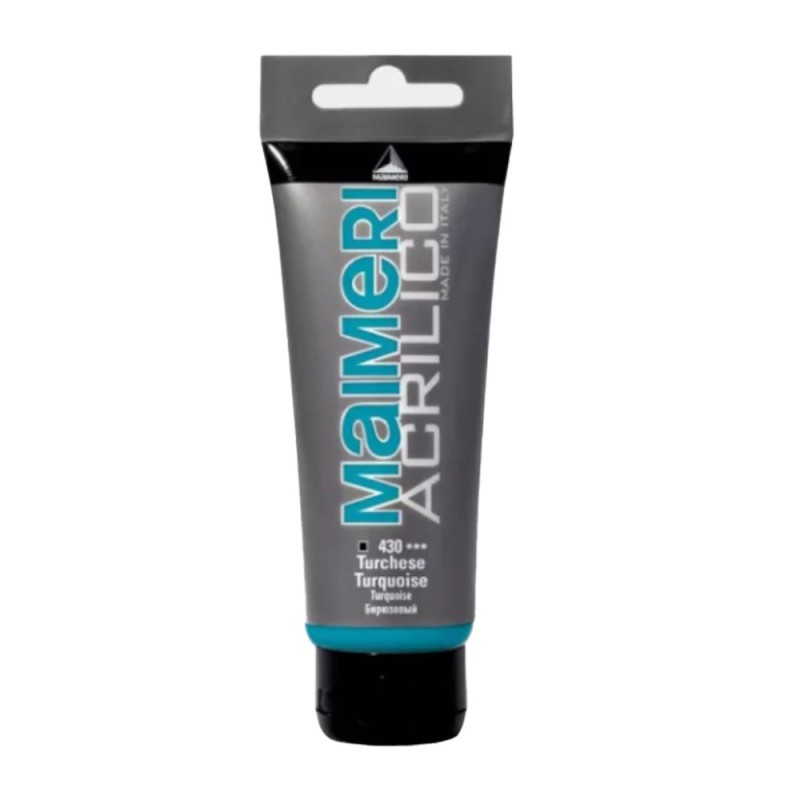 Culoare Acrilica, Turqouise, 75 ml, Acrilico Maimeri