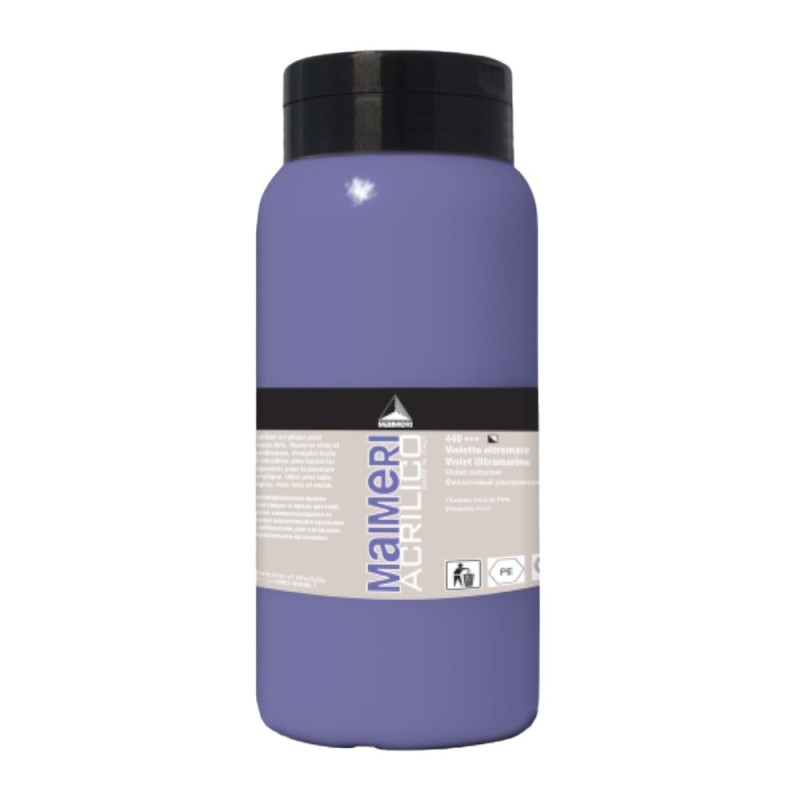 Culoare Acrilica, Violet Ultramarin, 1 l, Acrilico Maimeri