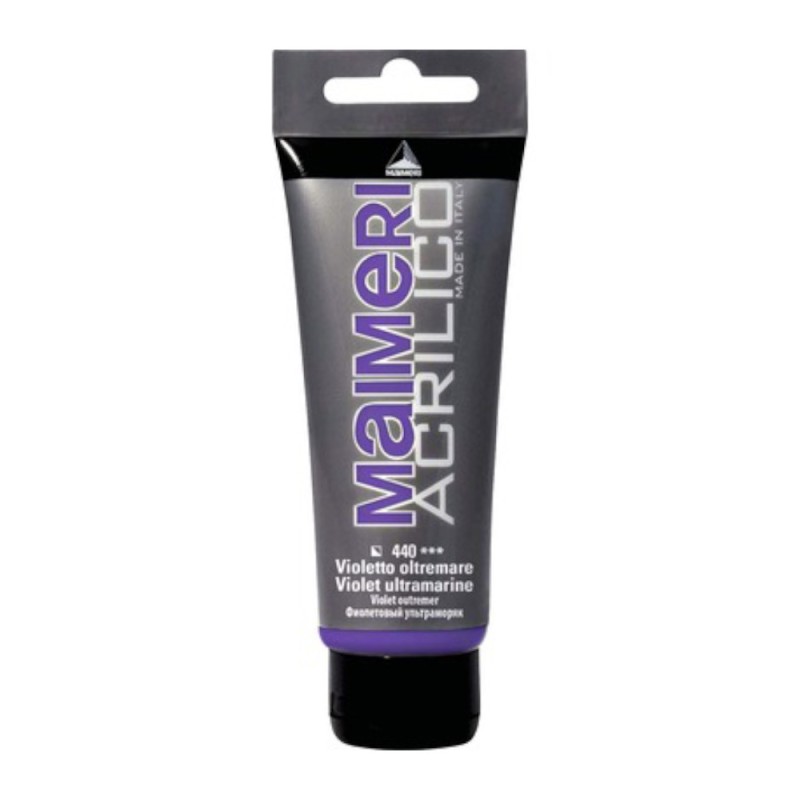 Culoare Acrilica, Violet Ultramarine, 75 ml, Acrilico Maimeri
