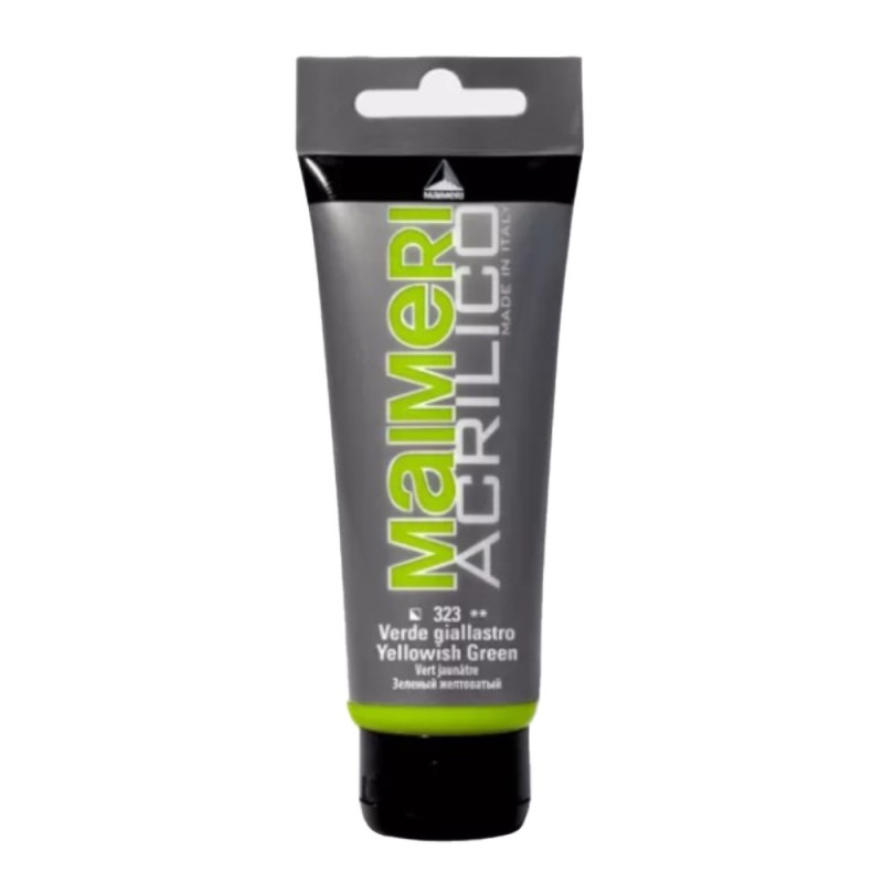 Culoare Acrilica, Yellowish Green, 200 ml, Acrilico Maimeri