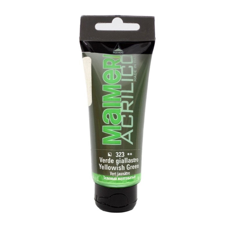Culoare Acrilica, Yellowish Green, 75 ml, Acrilico Maimeri
